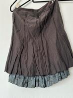 Taifun rok bruin met blauwe bies, Bruin, Maat 46/48 (XL) of groter, Ophalen of Verzenden, Zo goed als nieuw