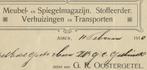 FACT. ASSEN G.R. OOSTERGETEL O.A. TRANSP. 1910, Ophalen of Verzenden, Gebruikt, Overige typen