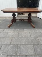 Mooie Grootmoeders tijd salontafel, Huis en Inrichting, 100 tot 150 cm, 50 tot 75 cm, Zo goed als nieuw, Rechthoekig