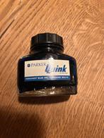 Quink blauwe inkt in orginele doos, Ophalen of Verzenden, Gebruikt, Vulpen, Overige merken