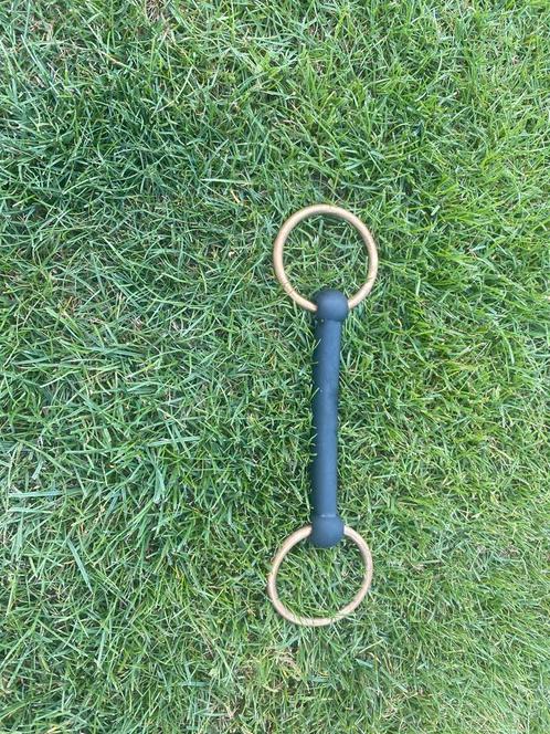Rubberen ongebroken bit 10 cm, Dieren en Toebehoren, Paarden en Pony's | Hoofdstellen en Tuigage, Gebruikt, Overige soorten, Ophalen of Verzenden
