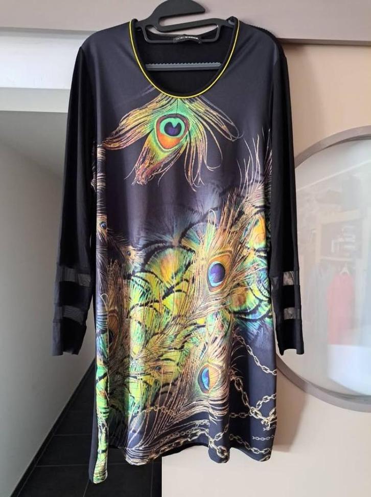 Doris Streich, tuniek blouse, stretch, 44, Kleding | Dames, Blouses en Tunieken, Zo goed als nieuw, Maat 42/44 (L), Ophalen of Verzenden