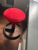 Zwarte Aeris Swopper met rode vering & microvezel zitting, Ophalen, Zwart, Zo goed als nieuw, Bureaukruk