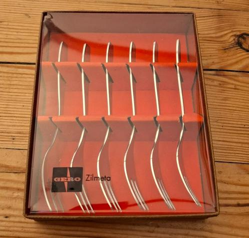 Gero Zilmeta gebaksvorkjes, nieuw in de verpakking, Huis en Inrichting, Keuken | Bestek, Nieuw, Los bestek, Rvs of Chroom, Ophalen of Verzenden