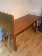 eiken tafel eikenhout uittrektafel massief, Huis en Inrichting, Tafels | Eettafels, Ophalen, Gebruikt, Eikenhout, 200 cm of meer