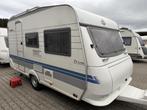 Hobby De luxe Easy 400 KB bouwjaar 2002 met voortent, Caravans en Kamperen, Overige typen, Standaardzit, Hobby, Bedrijf
