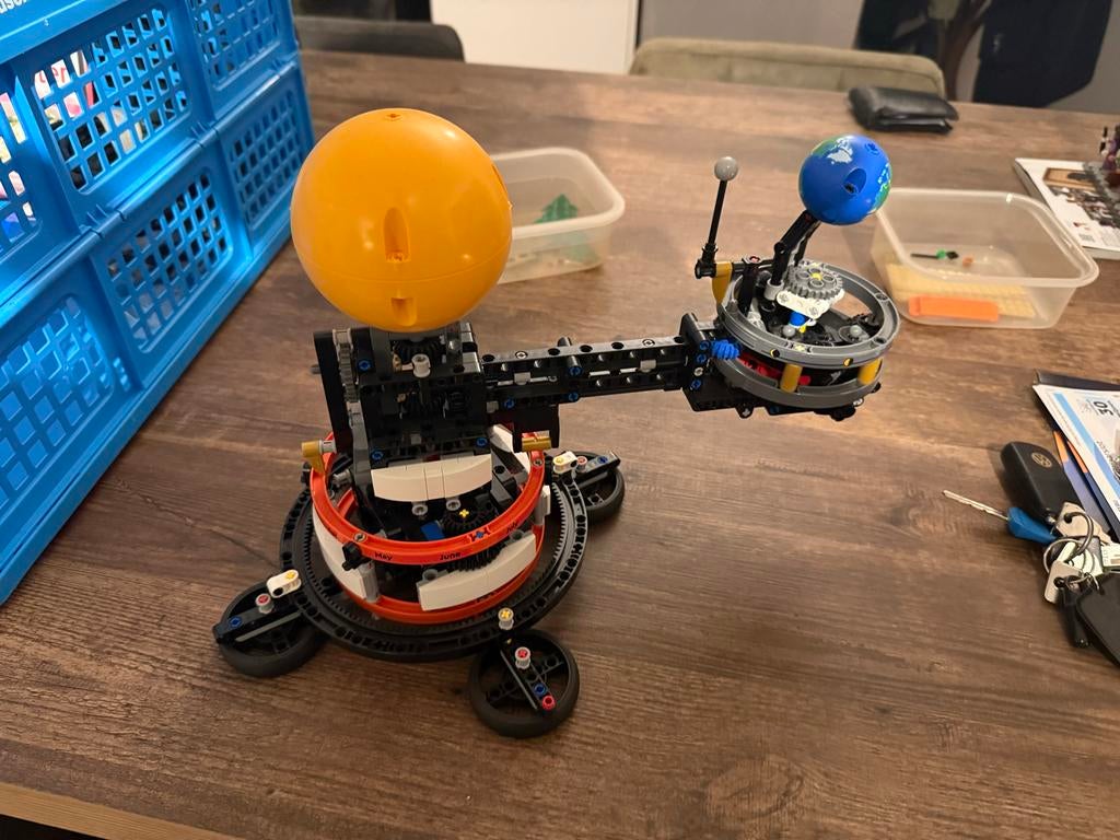 Lego 42179 Technic De aarde en de maan in beweging, Ophalen of Verzenden, Gebruikt, Complete set, Lego