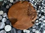 Decoratie plateau, Huis en Inrichting, Woonaccessoires | Dienbladen, Ophalen of Verzenden, Rond, Hout