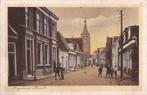 Hasselt 1946 Hoogstraat postkantoor mensen kerk, Verzenden, 1940 tot 1960, Gelopen, Overijssel