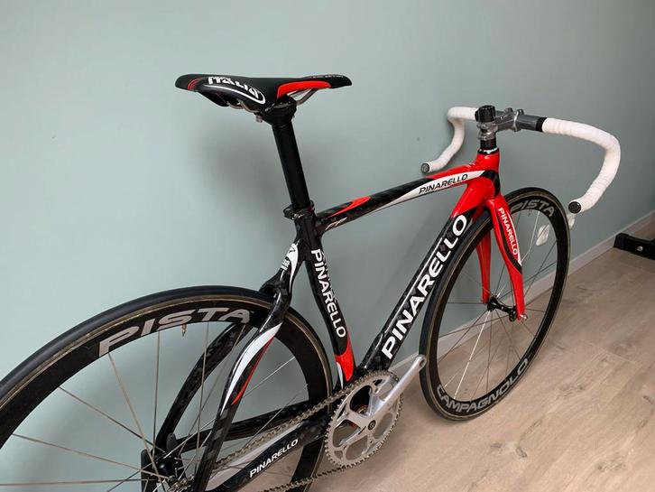 Pinarello baanfiets, Fietsen en Brommers, Fietsen | Racefietsen, Gebruikt, Overige merken, Minder dan 10 versnellingen, 28 inch