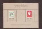 Nederland blok Amphilex 1977 postfris, Postzegels en Munten, Postzegels | Nederland, Ophalen of Verzenden, Na 1940, Postfris