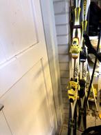 2 paar ski's + stokken + hoezen + ski schoenen, Sport en Fitness, Skiën en Langlaufen, 160 tot 180 cm, Gebruikt, Carve, Skiën