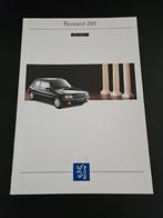 Brochure Peugeot 205 Gentry 1993, Ophalen of Verzenden, Zo goed als nieuw, Peugeot