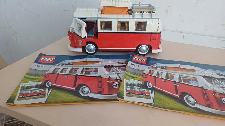 Lego Creator (10220) Volkswagen T1 Camper bus, Kinderen en Baby's, Speelgoed | Duplo en Lego, Gebruikt, Lego, Complete set, Ophalen of Verzenden