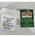 XL Tafelkleed + 8 servetten Kant Ovaal Floweral geborduurd, Binnen, Nieuw, Ophalen of Verzenden, H