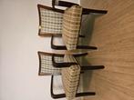 Paar art deco fauteuils, Huis en Inrichting, Ophalen, Twee, Bruin, Zo goed als nieuw