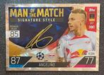 Topps MA 22/23  MotM SIGNATURE STYLE   ANGELIÑO   RB LEIPZIG, Hobby en Vrije tijd, Stickers en Plaatjes, Ophalen of Verzenden