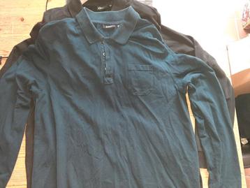 2 x Girav Polo met lange mouw XXL/ LF zwart blauw beschikbaar voor biedingen