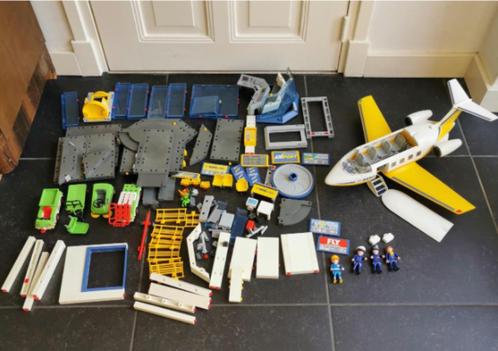 Vintage Playmobil 2001 Aero Line vliegtuig en vliegveld, Verzamelen, Retro, Overige typen, Ophalen of Verzenden