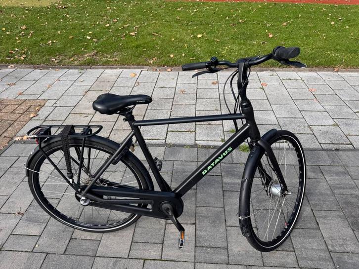 Batavus Fonk Herenfiets H57 3 Versnellingen Altijd LED, Fietsen en Brommers, Fietsen | Heren | Herenfietsen, Gebruikt, Batavus