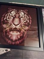 5 dieren schilderijen.  Leeuw ,giraf ,olifant, Minder dan 50 cm, Ophalen of Verzenden, Zo goed als nieuw, Schilderij