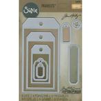 Sizzix Tim Holtz Framelits Tag Collection #658784, Hobby en Vrije tijd, Scrapbooking, Verzenden, Nieuw, Frame of Mal, Sizzix