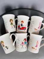 6x Douwe Egberts Mokken Annie M.G. Schmidt & Fiep Westendorp, Huis en Inrichting, Keuken | Servies, Ophalen of Verzenden, Zo goed als nieuw