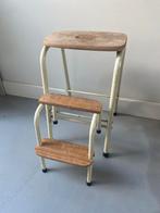 Vintage Inklapbaar Keukentrapje, Gebruikt, Trap, Ophalen of Verzenden, Opvouwbaar of Inschuifbaar