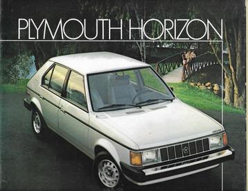 Brochure Plymouth Horizon, 1984 (USA).