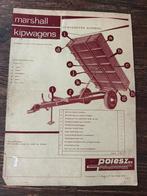 Marshall Kiepwagen folders, Ophalen, Zo goed als nieuw