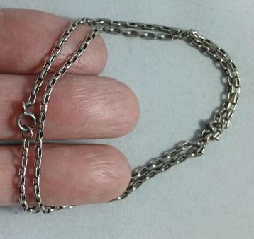 Zilveren ketting Anker schakels 42cm 2,0 mm zwart zilver 835 beschikbaar voor biedingen