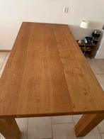 Eiken  eetkamertafel, Huis en Inrichting, Tafels | Eettafels, Ophalen, Eikenhout, 50 tot 100 cm, Zo goed als nieuw