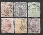 Nvph 13-18 gebruikt cw 334,00 F, Postzegels en Munten, Postzegels | Nederland, Ophalen of Verzenden