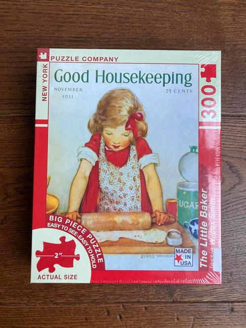 Good Housekeeping puzzel: Little Baker, 300 XL stukjes NIEUW, Hobby en Vrije tijd, Denksport en Puzzels, Nieuw, Legpuzzel, Minder dan 500 stukjes