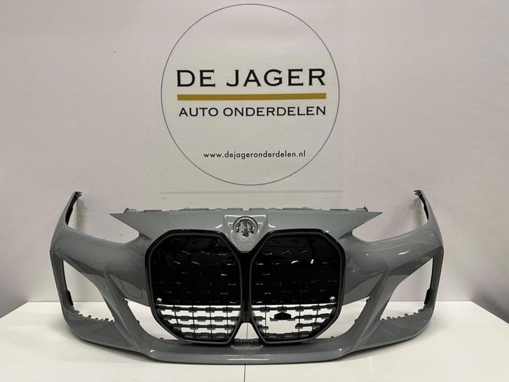 BMW 4 SERIE G26 GRAN COUPE M PAKKET VOORBUMPER BUMPER GRILLE, Auto-onderdelen, Carrosserie en Plaatwerk, Bumper, BMW, Gebruikt