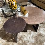 Salontafel set Ordon, Ophalen, 50 tot 100 cm, DU-ES BV, Rond