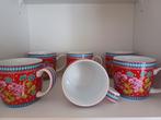 Pip studio royal raya mokken 6 stuks, Huis en Inrichting, Keuken | Servies, Ophalen, Zo goed als nieuw, Overige stijlen, Kop(pen) en/of Schotel(s)