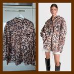 Alix the label oversized blouse leopard panter, Maat 38/40 (M), Alix the label, Bruin, Ophalen of Verzenden
