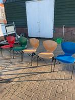 Degelijke kantine stoelen, Ophalen, Gebruikt, Overige kleuren, Hout