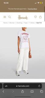 Shirt GANNI designer wit met rode kat ganni time traveller S, Kleding | Dames, Ophalen of Verzenden, Zo goed als nieuw