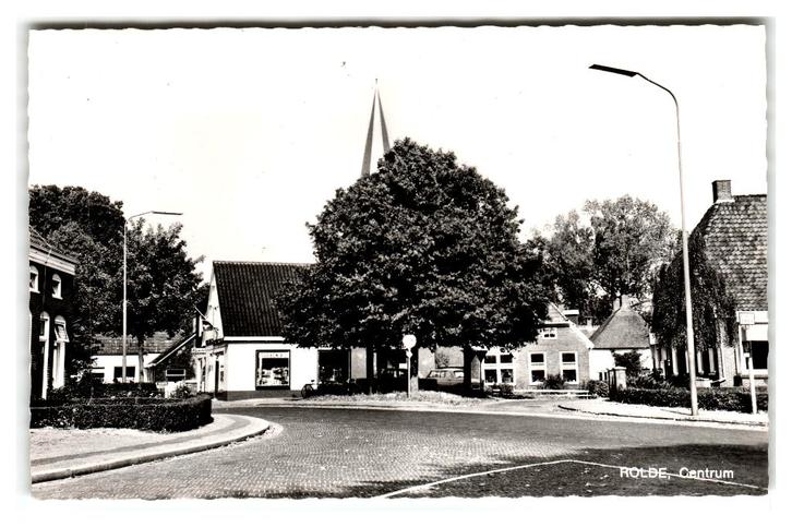 Rolde, Centrum, Verzamelen, Ansichtkaarten | Nederland, Ongelopen, Drenthe, 1960 tot 1980, Ophalen of Verzenden