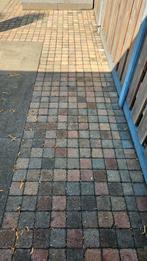 GRATIS‐- GRATIS.     25m2 bont gemeleerde koppelstones, Tuin en Terras, Tegels en Klinkers, Ophalen, Gebruikt, Beton, Klinkers