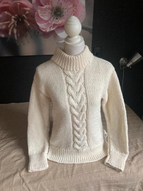 gebreide trui ecru/wit, Kleding | Dames, Truien en Vesten, Zo goed als nieuw, Maat 38/40 (M), Wit, Verzenden