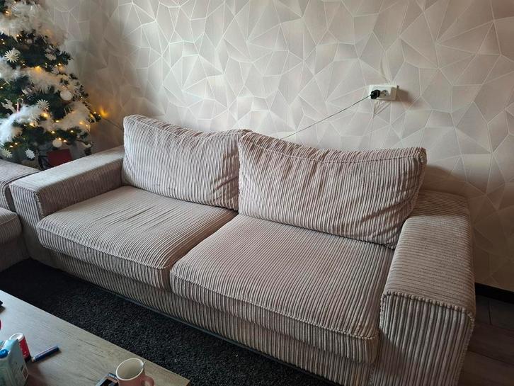 Banken, Huis en Inrichting, Banken | Sofa's en Chaises Longues, Gebruikt, Vierpersoons of meer, 200 tot 250 cm, 75 tot 100 cm