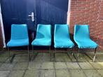 XOOON eetkamer stoelen, Ophalen, Metaal, Gebruikt, Blauw