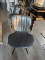 Eetkamer stoelen, Huis en Inrichting, Stoelen, Ophalen, Zwart, Leer, Zo goed als nieuw