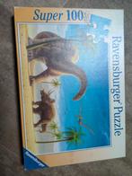 Ravensburger Puzzel - Super 100 - Dinosaurussen, Ophalen of Verzenden, Meer dan 50 stukjes, Zo goed als nieuw