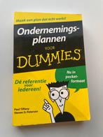 Ondernemingsplannen voor Dummies, Gelezen, Paul Tiffany, Ophalen of Verzenden, Management