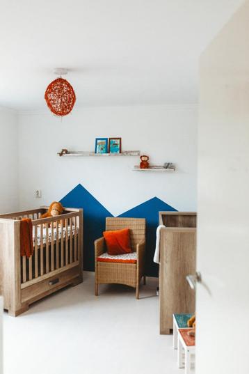 2x ledikant Kidsmill Brent Lade Oldwood, 2x matras Himlavalv beschikbaar voor biedingen