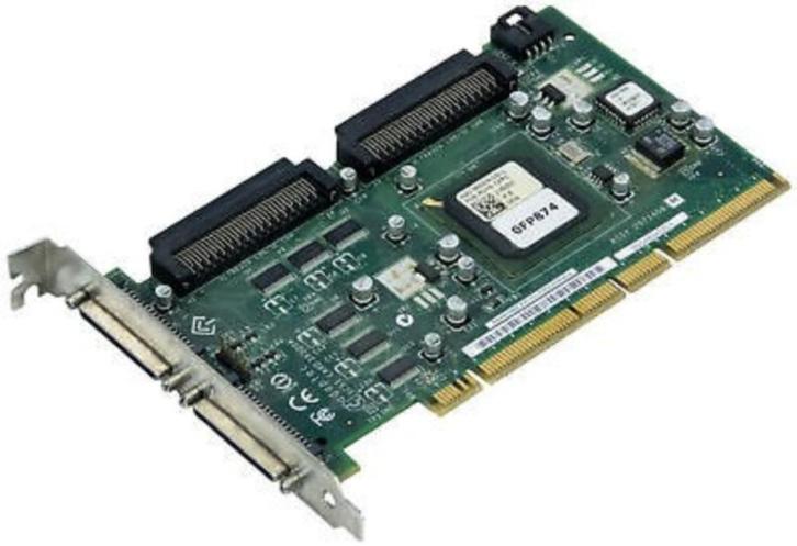 Dell FP874 Dual Channel Ultra320 SCSI RAID Card, Computers en Software, Netwerkkaarten, Gebruikt, Ophalen of Verzenden